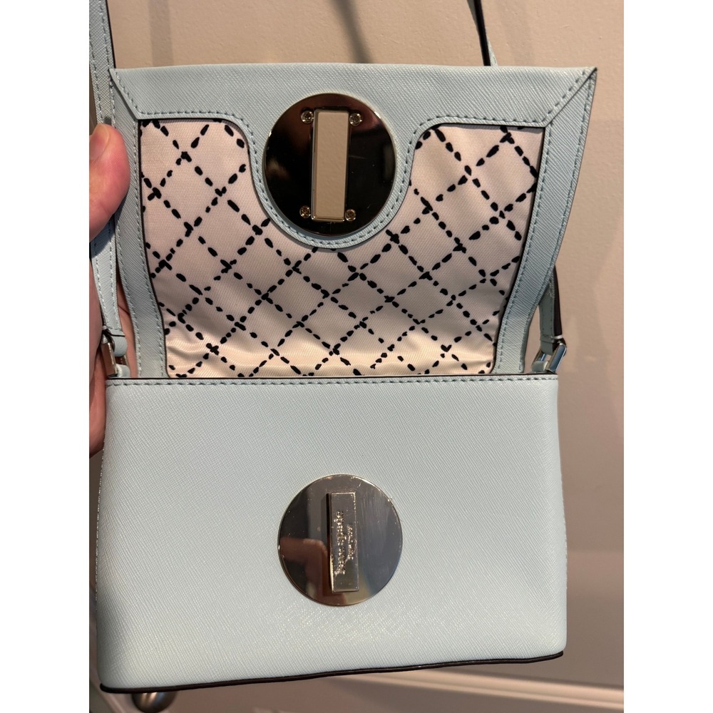 Kate Spade New York Light‎ Blue Crossbody Bag Turn Lock - Picture 4 of 5